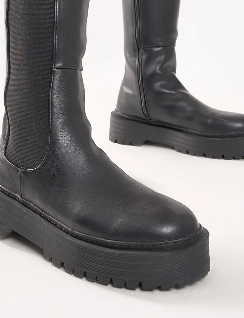 Hot Andi Knee high Chunky Sole Boots Back In Stock | Flat Boots