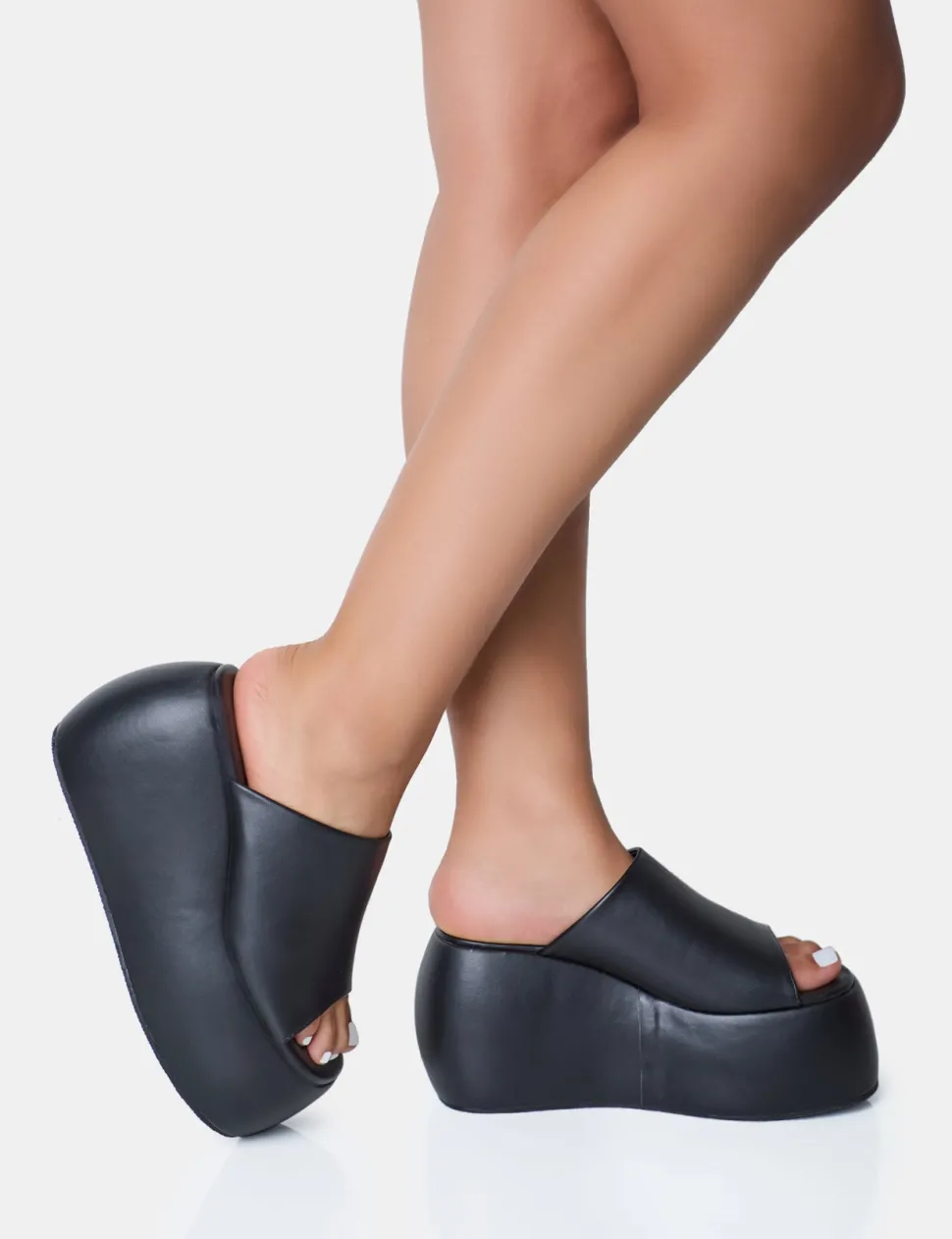 Clearance Blue Moon Chunky Platform Wedge Sandals Wedges | Platform Heels