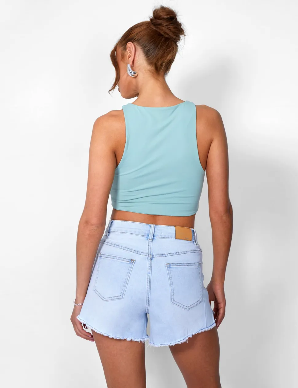 Clearance Denim Shorts Light Wash Shorts