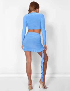 Discount Frill Detail Ruched Mini Skirt Baby Co-ords | Skirts