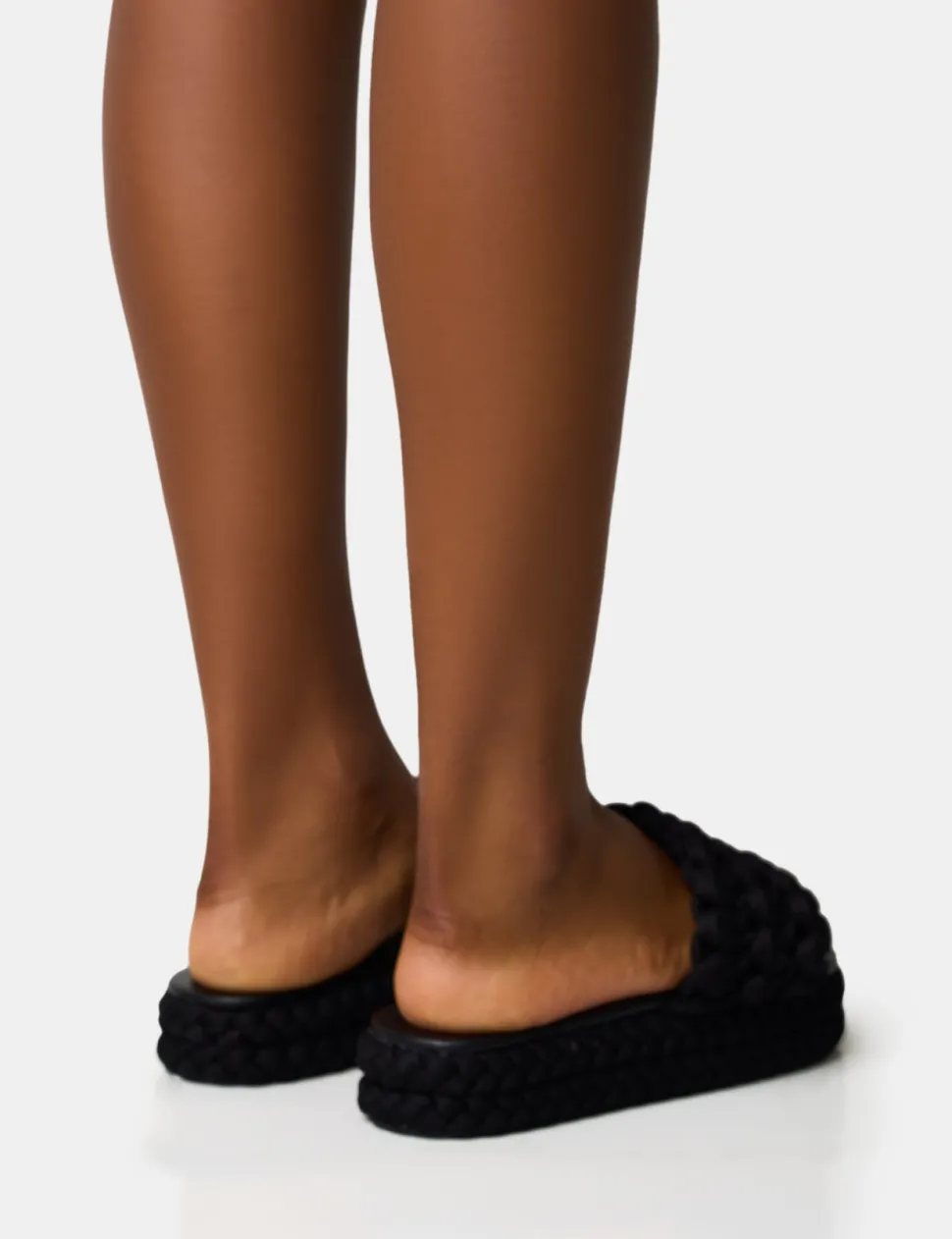 Outlet Hattie Woven Platform Sandals Flats