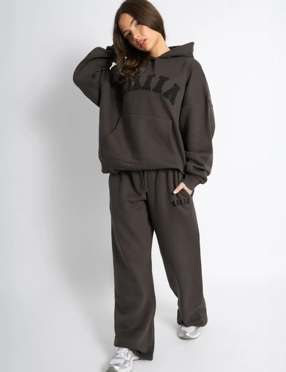 Flash Sale Kaiia Borg Slogan Oversized Hoodie Sculpt & Leisure | Kaiia The Label