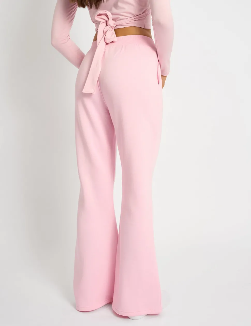 Clearance Kaiia Bow Detail Wide Leg Joggers Sculpt & Leisure | Kaiia The Label