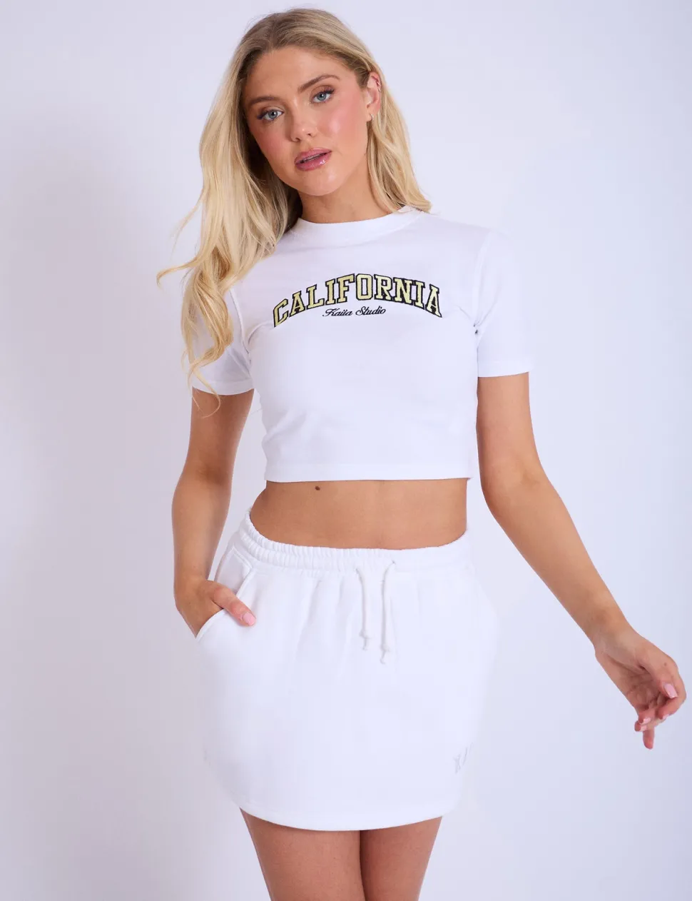Outlet Kaiia California Baby Tee Sculpt & Leisure | Kaiia The Label
