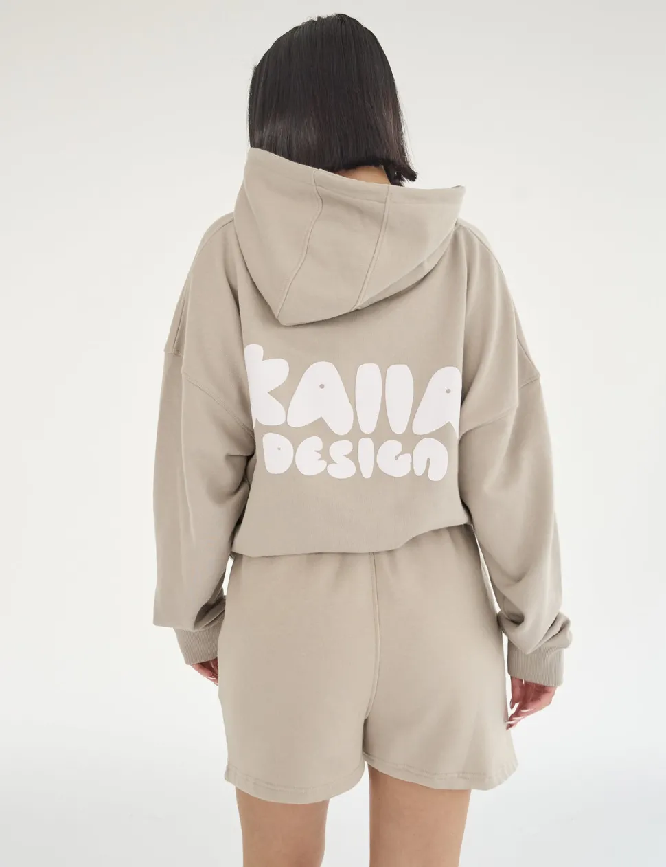 Shop Kaiia Design Bubble Print Oversized Hoodie Sculpt & Leisure | Kaiia The Label