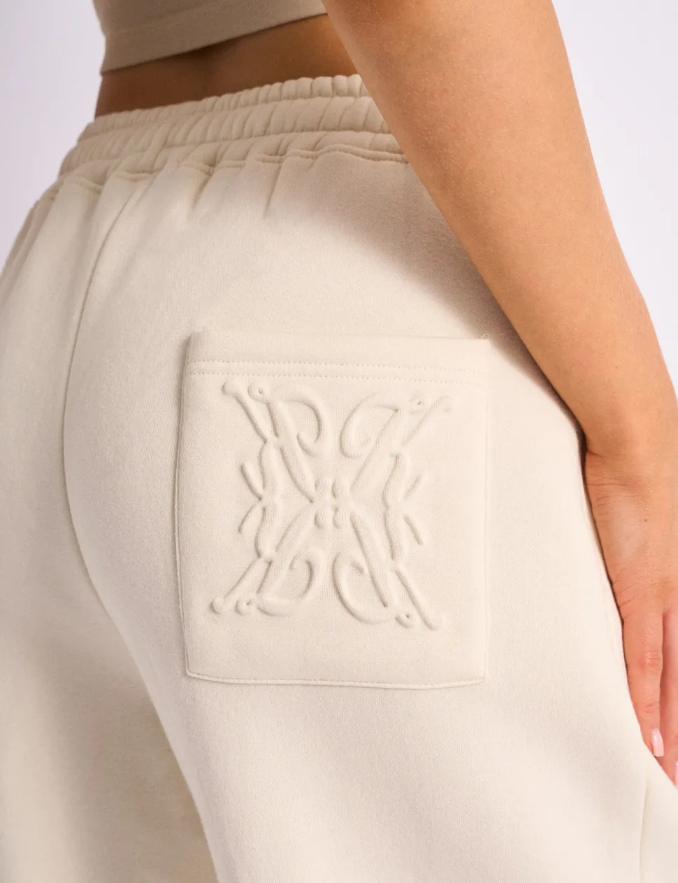 Hot Kaiia Embossed Wide Leg Joggers Sculpt & Leisure | Kaiia The Label