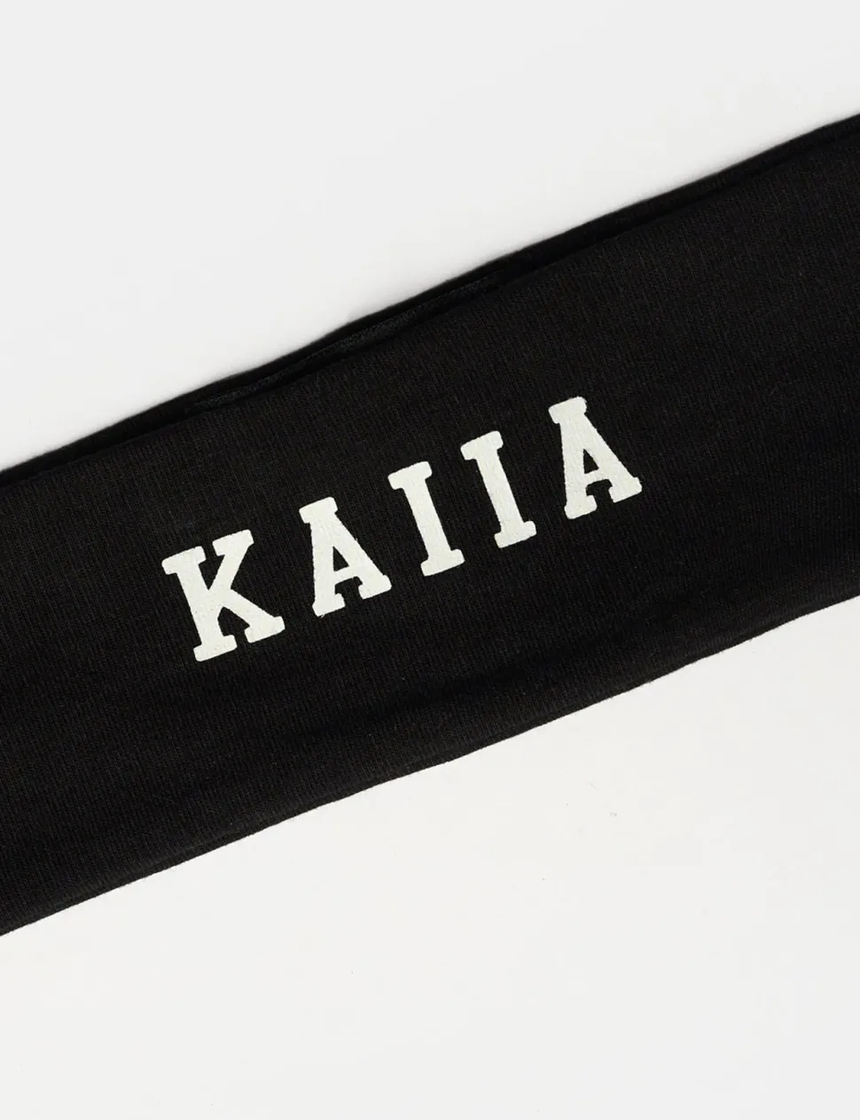 Sale Kaiia Logo Headband Black and White Accessories