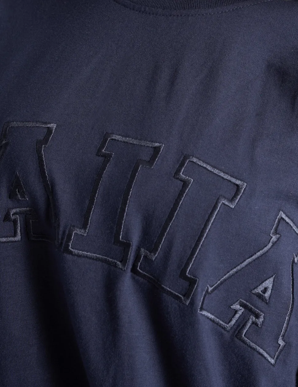 Sale Kaiia Logo Oversized T-Shirt Deep Blue Sculpt & Leisure | Kaiia The Label