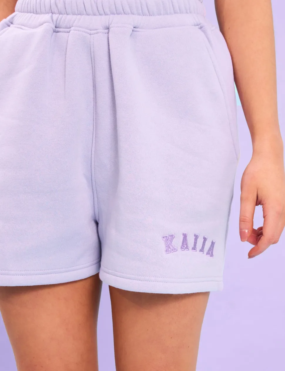 Online Kaiia Logo Sweat Shorts Back In Stock | Sculpt & Leisure