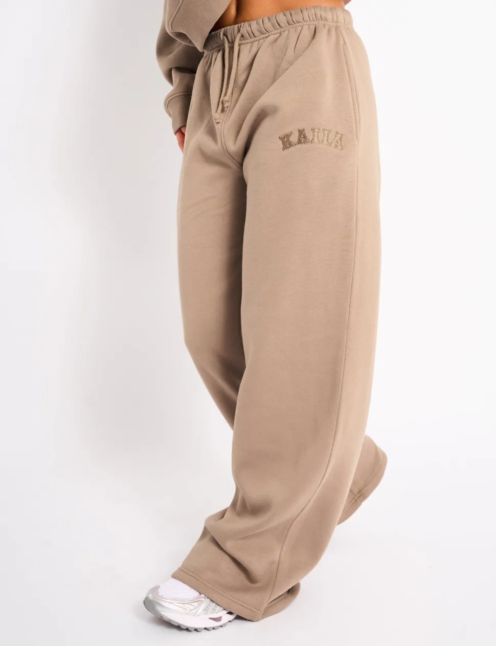 Clearance Kaiia Logo Wide Leg Joggers Tracksuits | Tracksuits