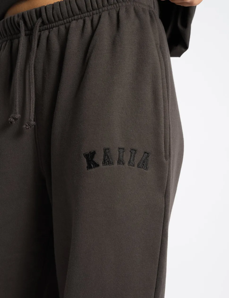 Flash Sale Kaiia Logo Wide Leg Joggers Sculpt & Leisure | Kaiia The Label