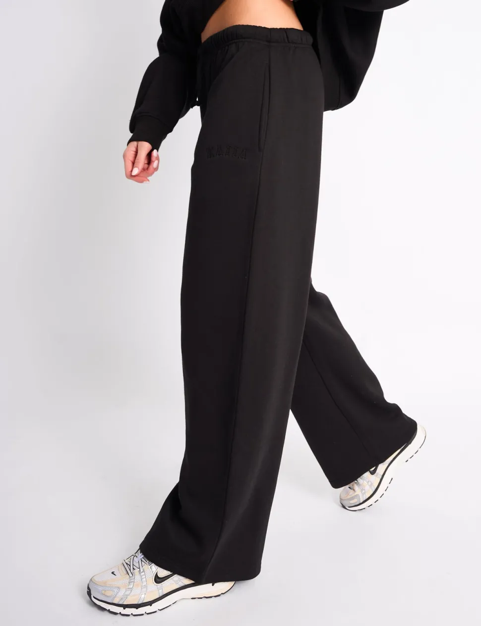 Cheap Kaiia Logo Wide Leg Joggers Sculpt & Leisure | Kaiia The Label