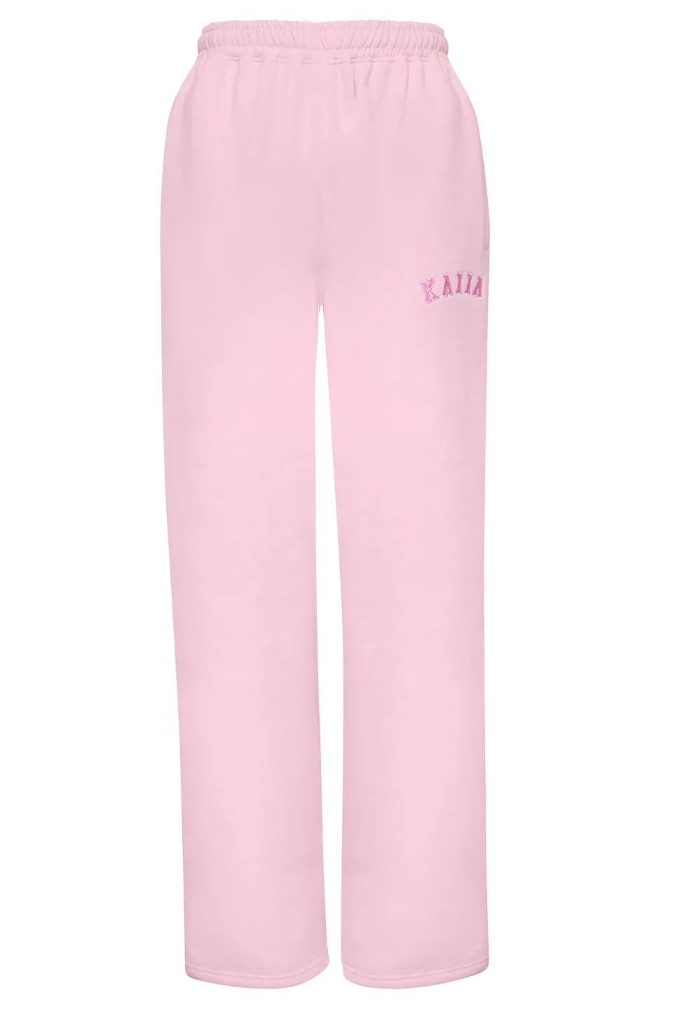 New Kaiia Logo Wide Leg Sweat Pants Baby Back In Stock | Sculpt & Leisure