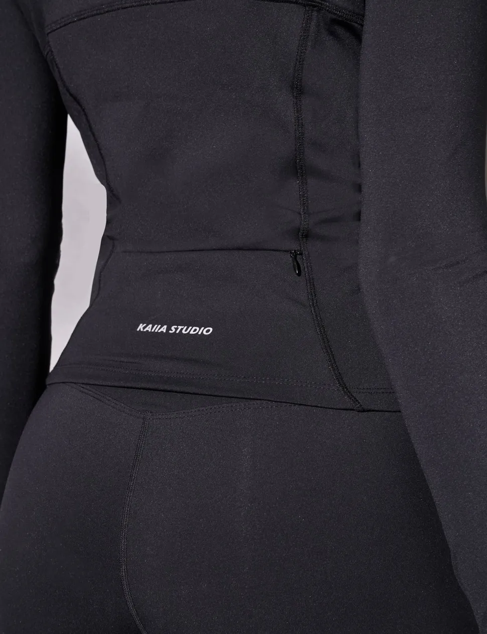 Online Kaiia Sculpt Long Sleeve Zip Through Fitted Jacket Sculpt & Reset | Sculpt & Leisure