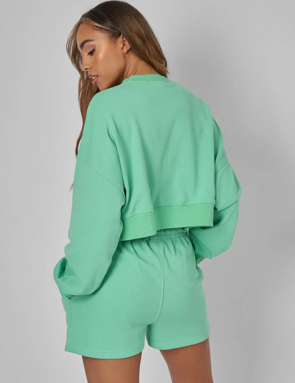 Online Kaiia Slogan Cropped Sweatshirt Sculpt & Leisure | Kaiia The Label