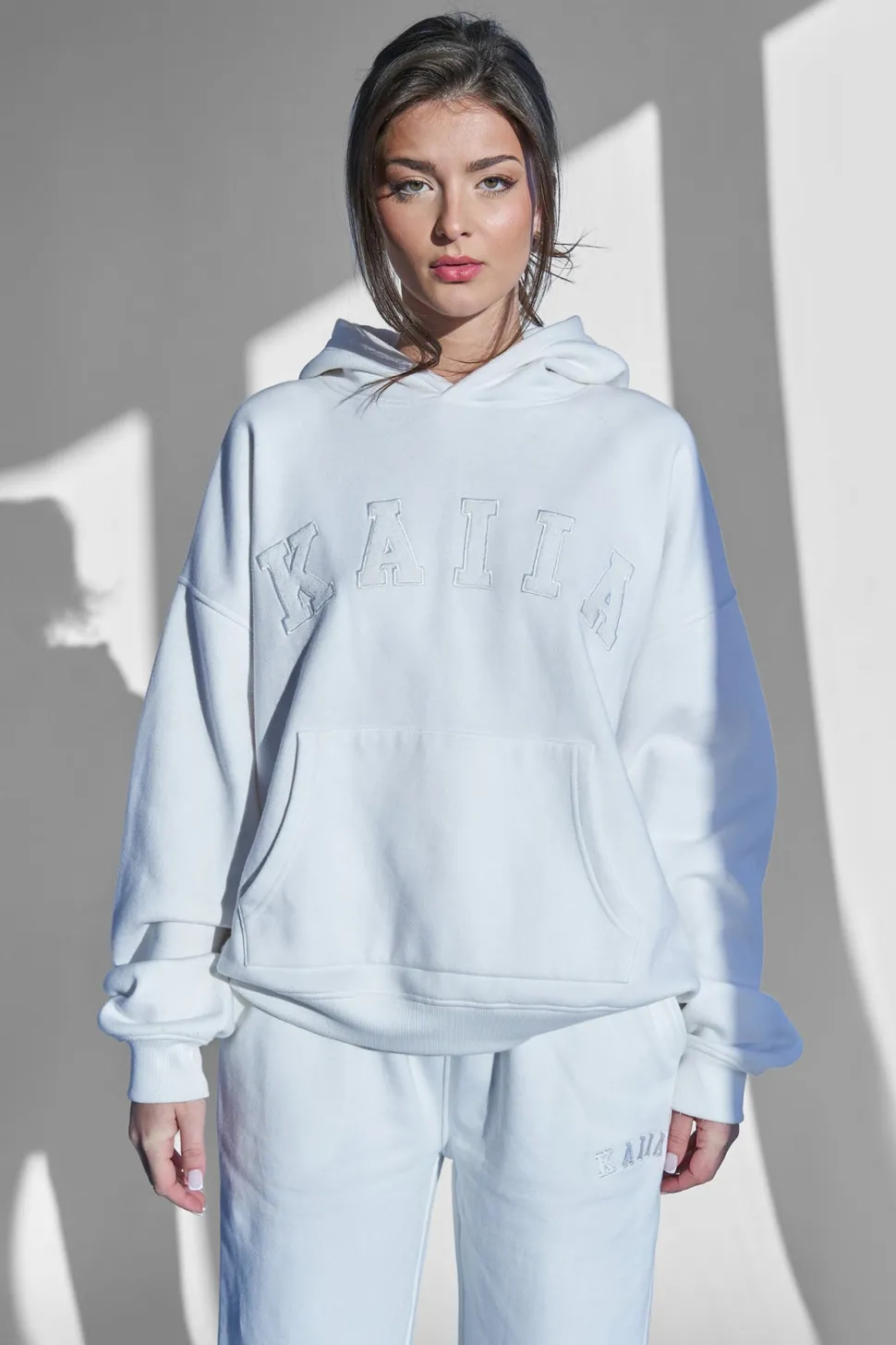 Store KAIIA SLOGAN OVERSIZED HOODIE Back In Stock | Curve