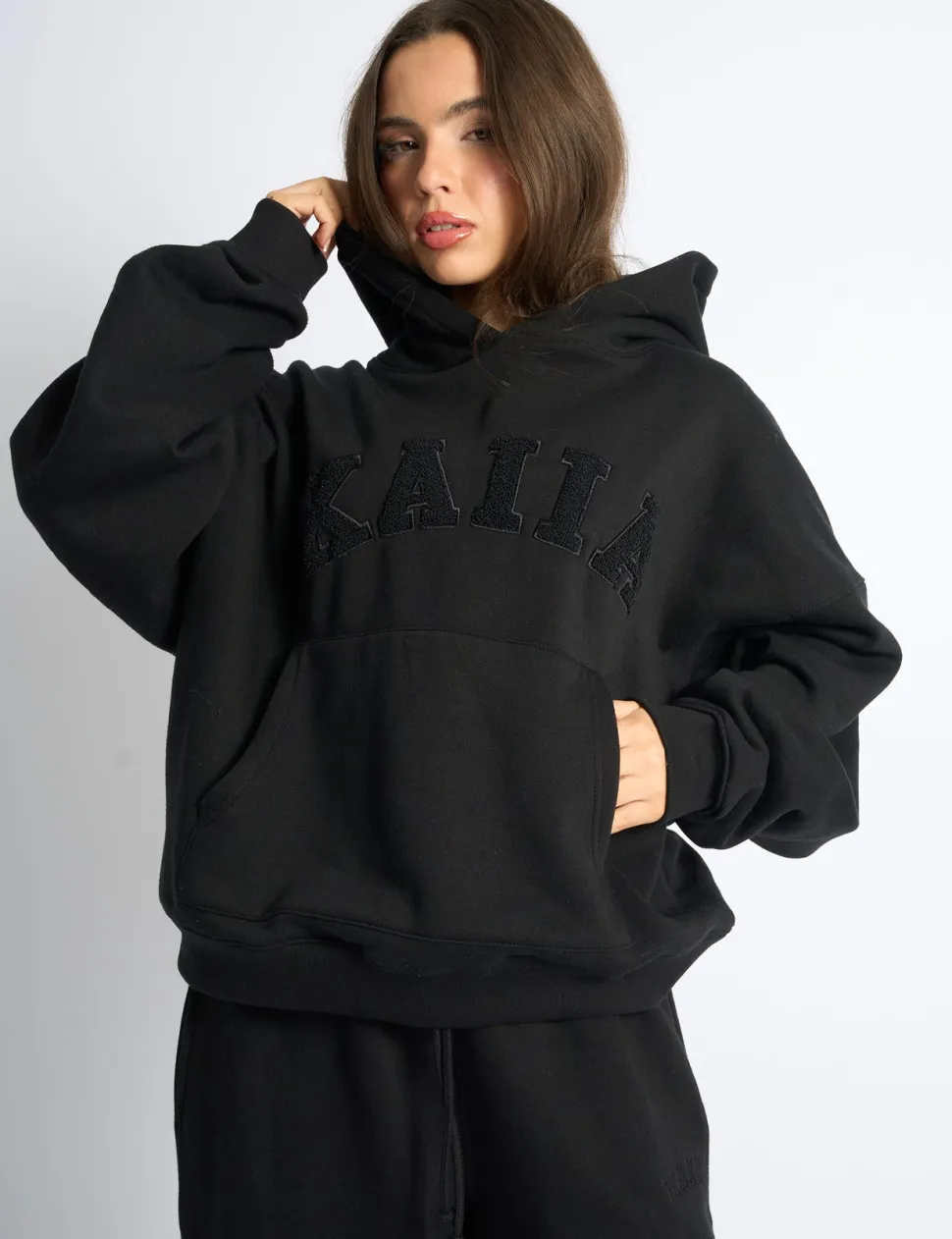 Online Kaiia Slogan Oversized Hoodie on Sculpt & Leisure | Kaiia The Label