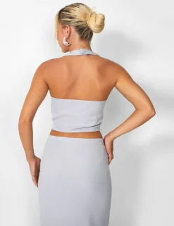 Cheap Kaiia Split Front Maxi Skirt Co-ord in Sculpt & Leisure | Kaiia The Label