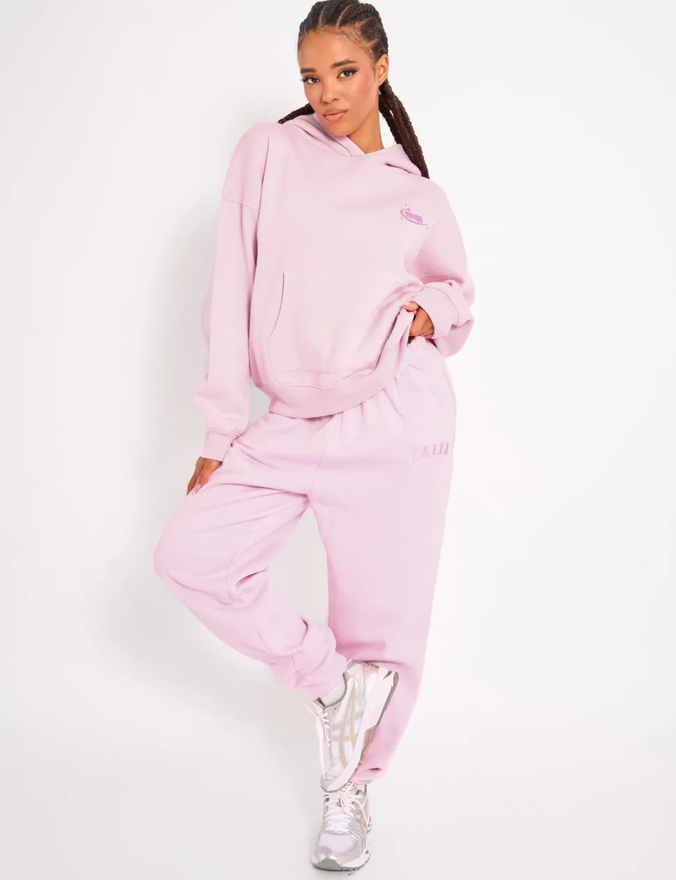 Best Sale Kaiia Star Ombre Graphic Oversized Hoodie Baby Pink Sculpt & Leisure | Kaiia The Label