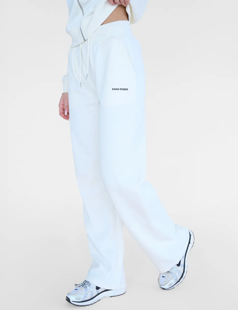 Outlet Kaiia Studio Back Pocket Wide Leg Sweat Pants Sculpt & Leisure | Kaiia The Label