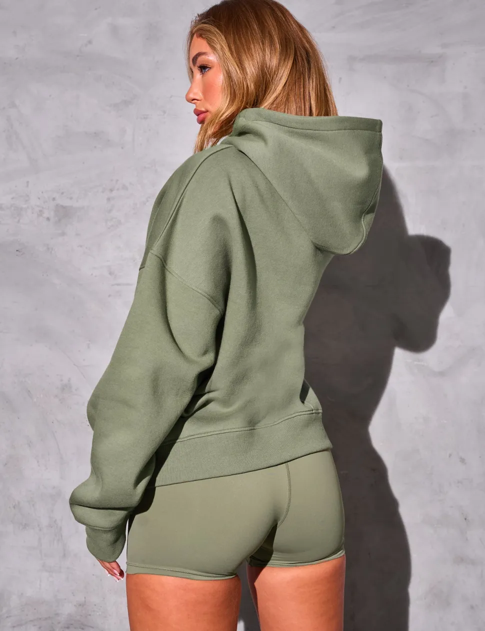 Best Sale Kaiia Studio Logo Oversized Hoodie Sculpt & Reset | Sculpt & Leisure