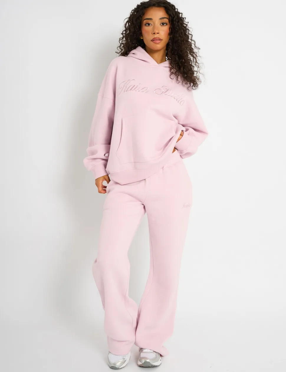 Cheap Kaiia Studio Script Logo Oversized Hoodie Chai Sculpt & Leisure | Kaiia The Label