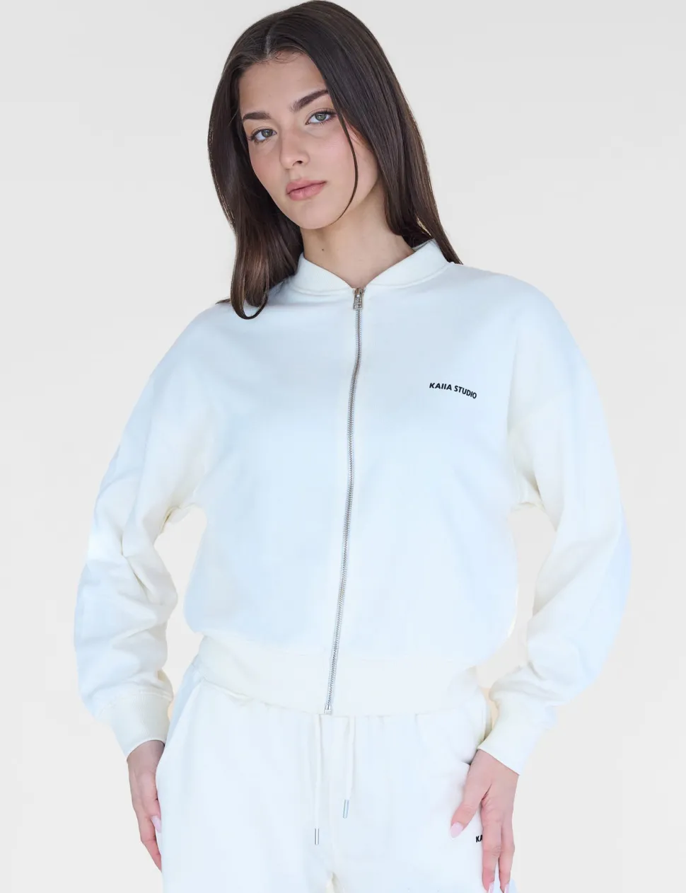 Sale Kaiia Studio Zip Up Sweatshirt Sculpt & Leisure | Kaiia The Label
