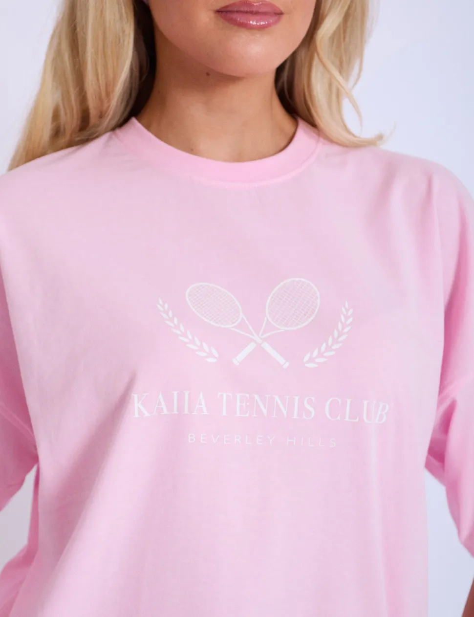Cheap Kaiia Tennis Club Oversized T-Shirt Baby Sculpt & Leisure | Kaiia The Label