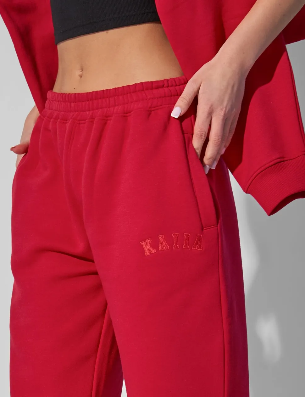 Sale Kaiia Wide Leg Joggers Sculpt & Leisure | Kaiia The Label