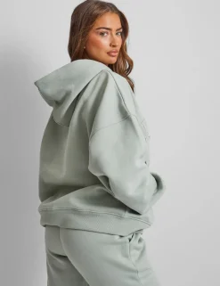 Flash Sale Kaiia Wide Leg Sweat Pants in Sage Back In Stock | Sculpt & Leisure