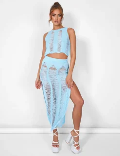 Best Sale Ladder Detail Sleeveless Vest Top Co-ords | Tops