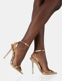 Best Legacy Croc Barely There Pointed Toe Stiletto Heels Back In Stock | Barely There Heels