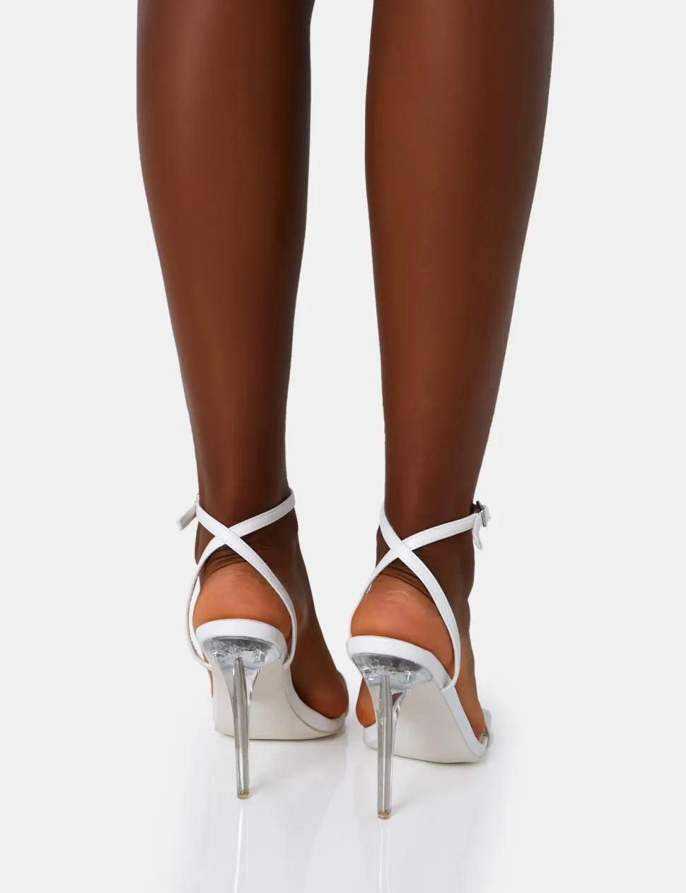 Shop Mary Patent Barely There Perspex Stiletto Heels Barely There Heels | Perspex Heels