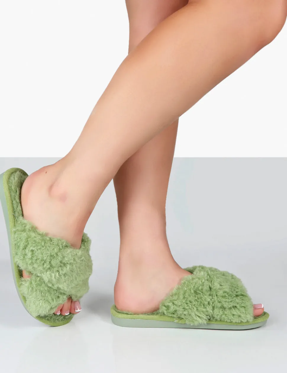 Online Nightcap Cross Strap Slippers Flats