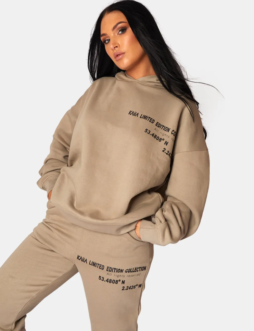 Cheap Oversized Fit Printed Joggers Elm Sculpt & Leisure | Kaiia The Label