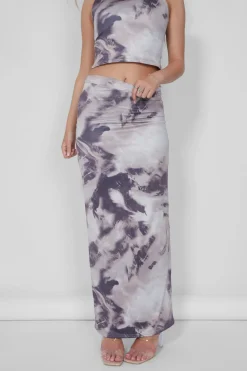 Outlet Cropped Vest Top Co-ord in Print Co-ords | Tops