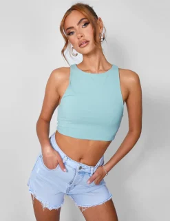 Online Racer Top Sage Tops