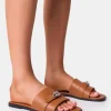 Store Radiance Wide Fit Buckle Trim Flat Sandals Flats | Wide Fit Flats