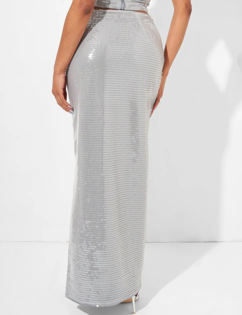 Shop Sequin Maxi Skirt Sculpt & Leisure | Kaiia The Label