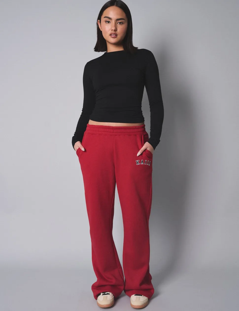 Hot Slim Fit T-shirt With Long Sleeves Sculpt & Leisure | Kaiia The Label