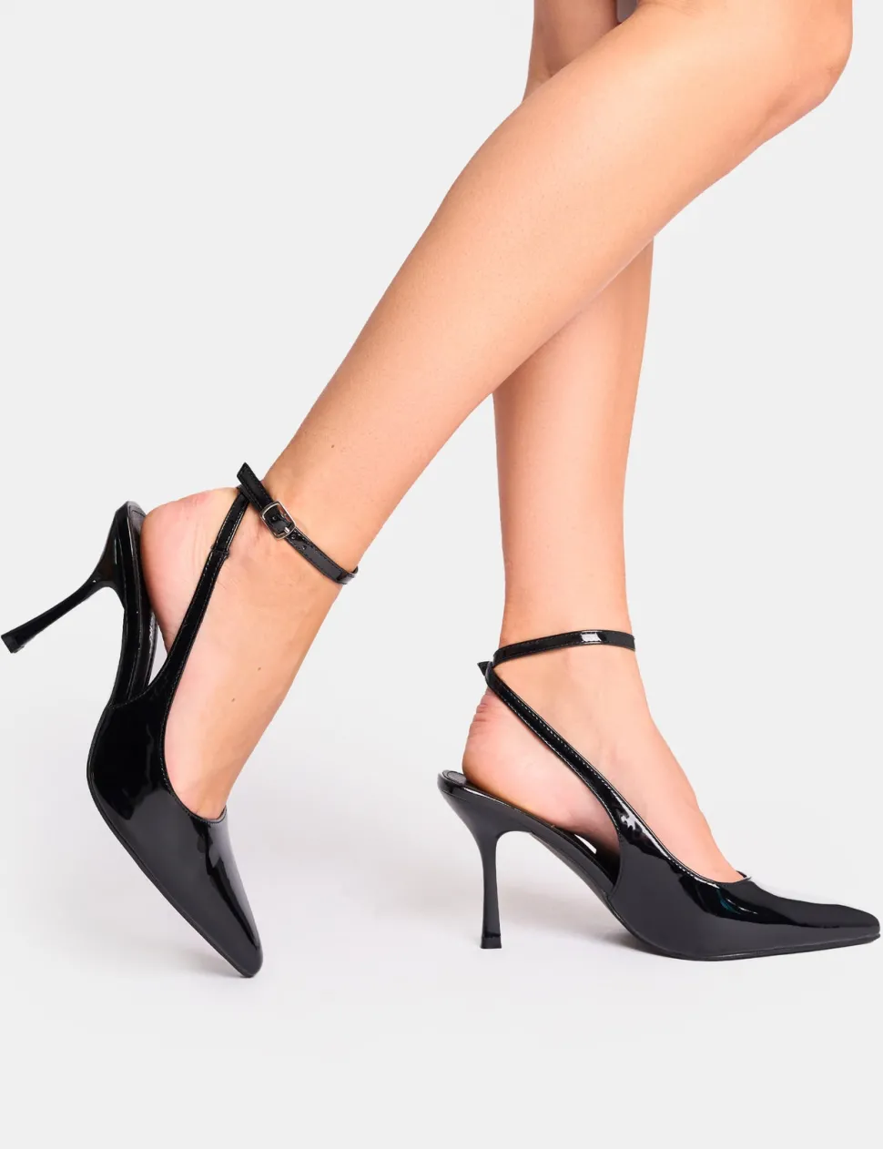 Clearance Sweet Talk Ankle Strap Court Heels Court Heels | High Heels