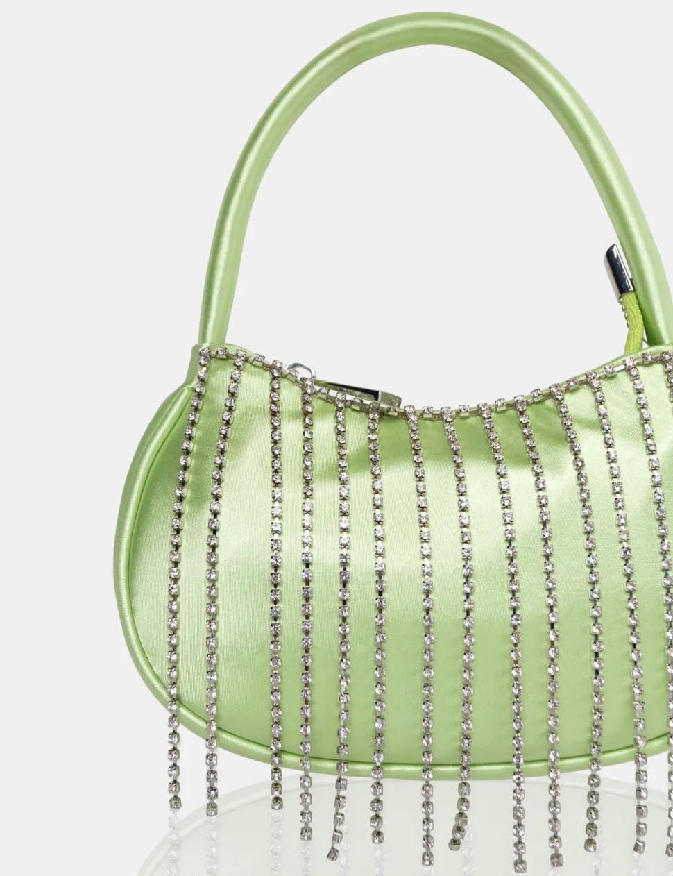 Cheap The Sia Soft Satin Diamante Trim Mini Bag Diamante Bags