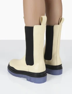 Discount Winter Wide Fit Off Ankle Chunky Sole Chelsea Boots Wide Fit Boots | Wide Fit Boots